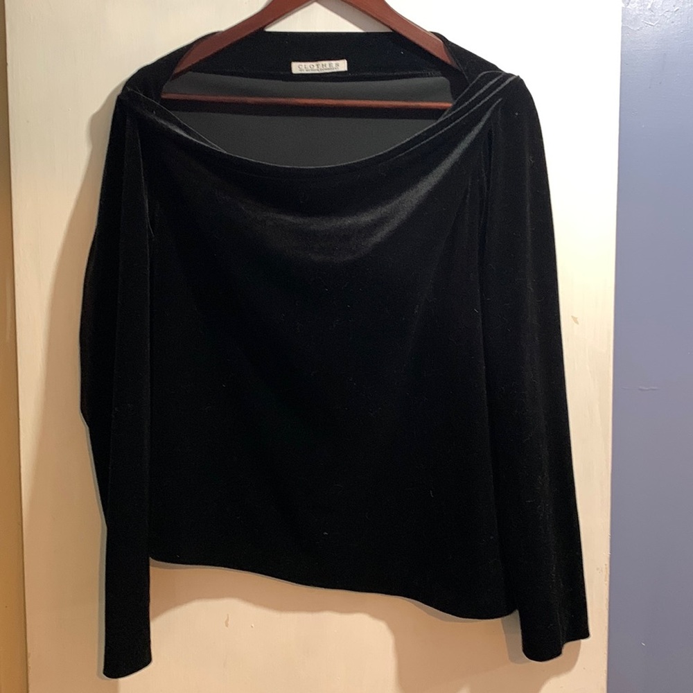 Top with matching skirt, velvet size 12